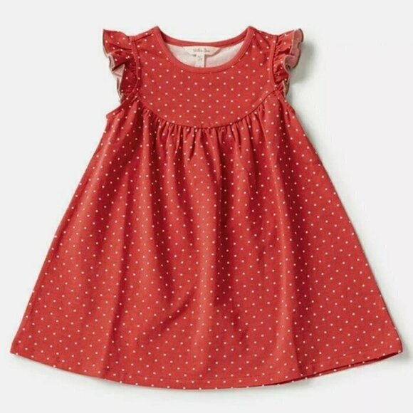 Matilda Jane size 6 girl red polka dot dress Heart to Heart
